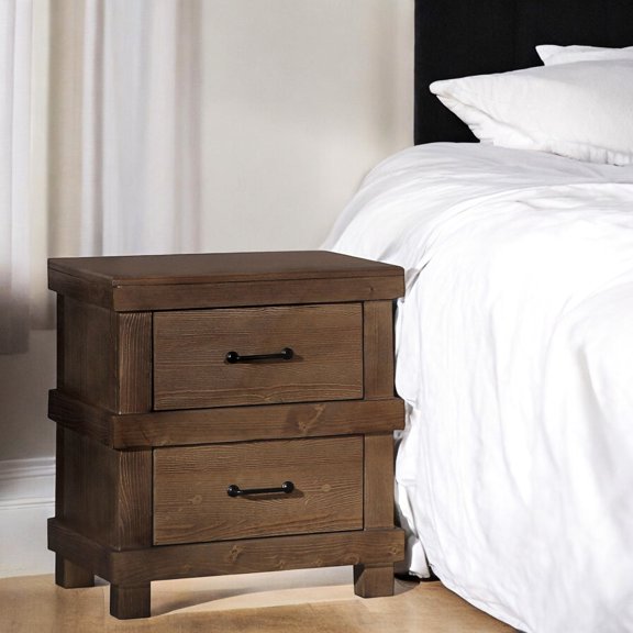 Two-drawer Design for Bedside Organization / Dovetail Construction for Strength