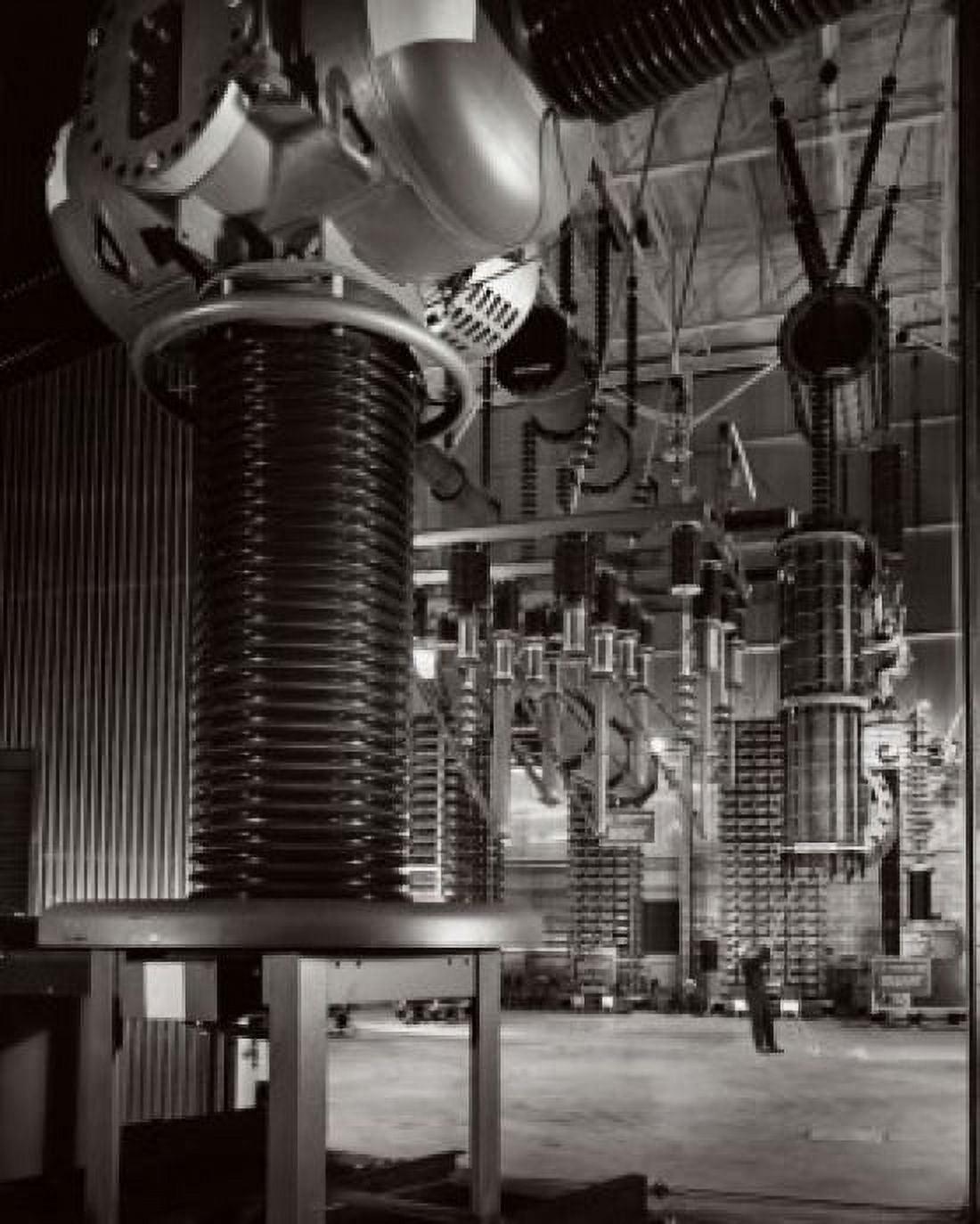 Two engineers working with tuning reactors General Electric Philadelphia Pennsylvania USA Canvas Art - (18 x 24)