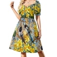 thumbnail image 1 of Two for joy. Magpies in daffodils Sleeveless Dress dresses women summer 2024 womans clothing elegant dresses plus sizes, 1 of 6