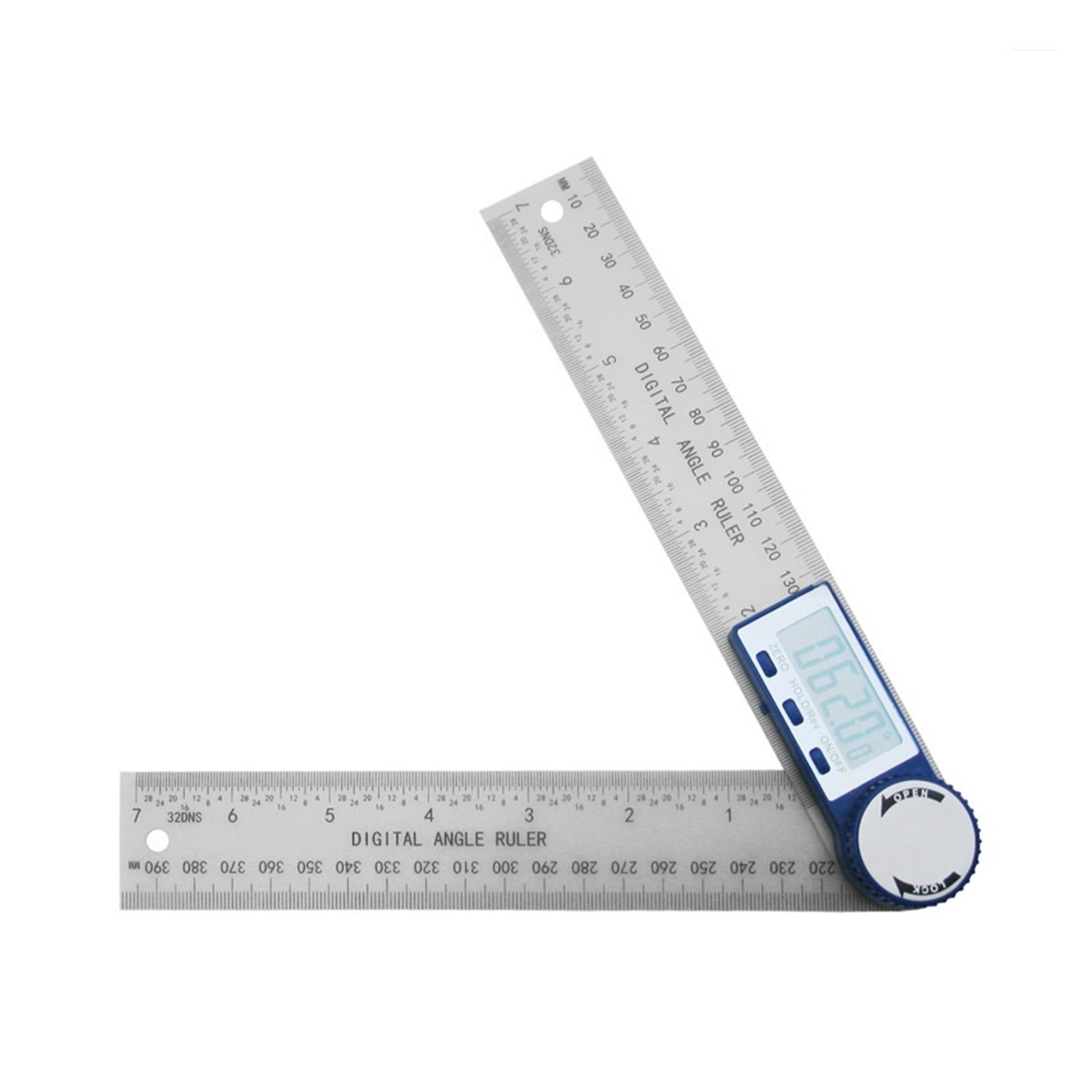 Two in One Digital Display Angle Ruler Multifunction Large Screen Display Plastic Protractor Caliper ,Water-Proof & Dust Resistant