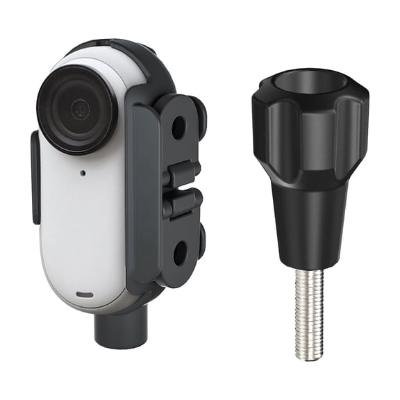 Two-in-One Mount Frame for Insta360 Go 3 Shoot Horizontally and Vertically, Quick Release