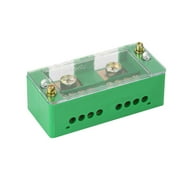 Two-in and Eight-out Single-phase Splitter Box Junction Box Home Mounted Zero-fire Line Splitter Wire Terminal Block