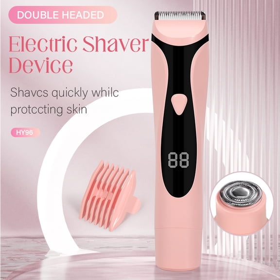IMeetit 2-in-1 Electric Hair Trimmer, Dual Replaceable Blades, Lightweight, Portable, 1 Count