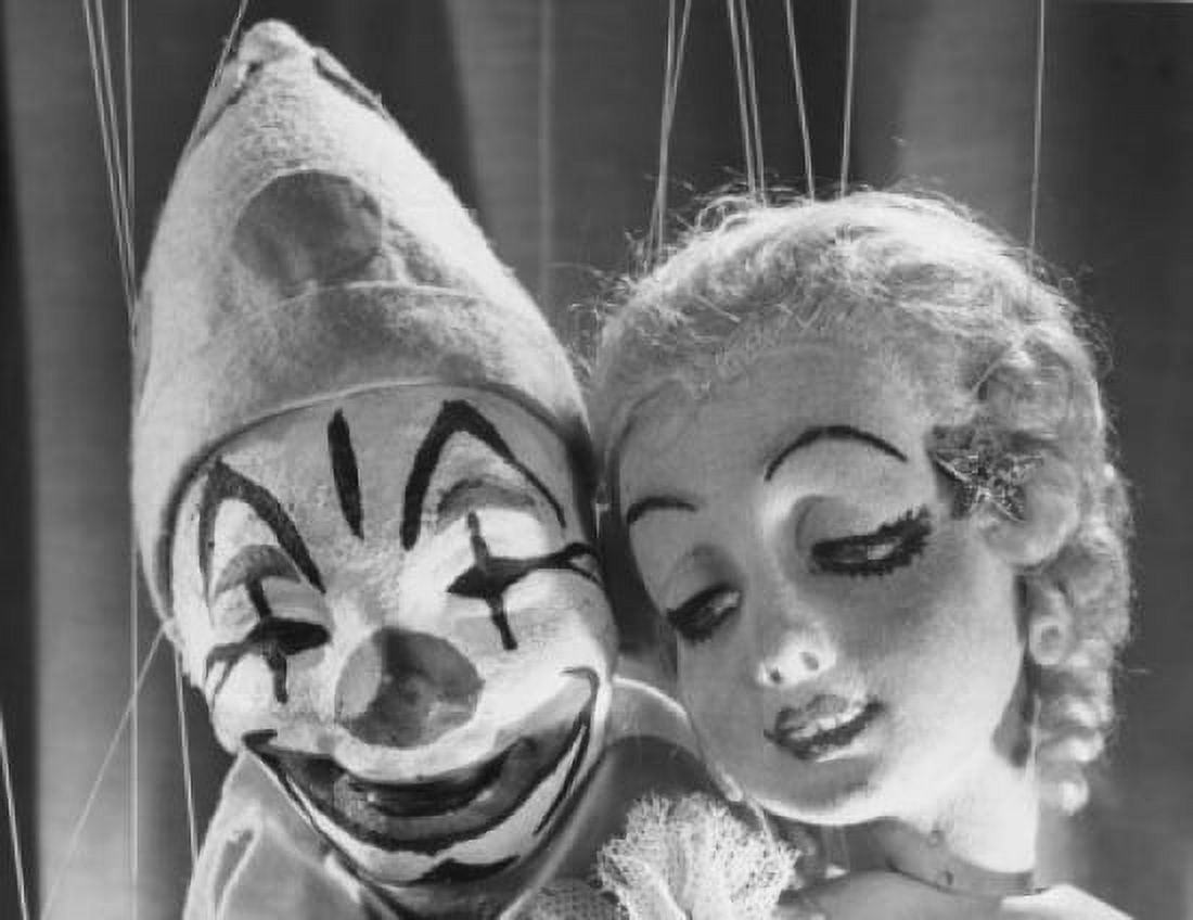 Two marionettes Canvas Art - (18 x 24)