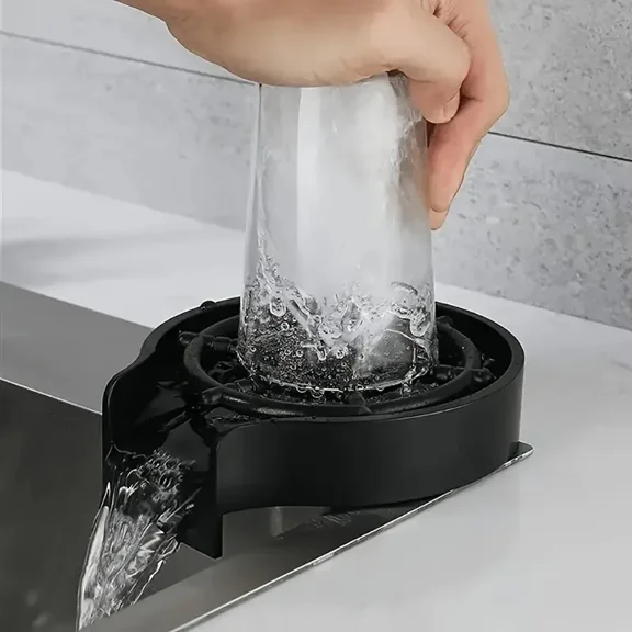 Two-piece Kitchen Sink Faucet Cup Flusher, Automatic Sink Flusher, Sink Sprayer With Kitchen Sink Hose, The Perfect Kitchen Sink Accessory To Upgrade Kitchen Sink With High Pressure Cup Washer