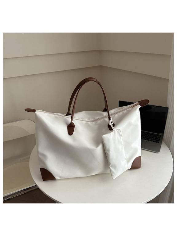 Two-piece set of large-capacity casual simple waterproof Oxford cloth shoulder tote bags