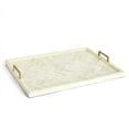 thumbnail image 1 of Two's Company Beaumont Tray -Bone/Brass/Mdf, 1 of 1