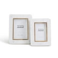 thumbnail image 1 of Two's Company Hoxton White Marble Frames Includes 2 Sizes, Set of 2, 1 of 1