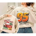 thumbnail image 1 of Two-sided Lightning McQueen Christmas shirt, Disney Cars Christmas Shirt, Very Merry Christmas Party Shirt, Disney Family Christmas shirts, 1 of 5
