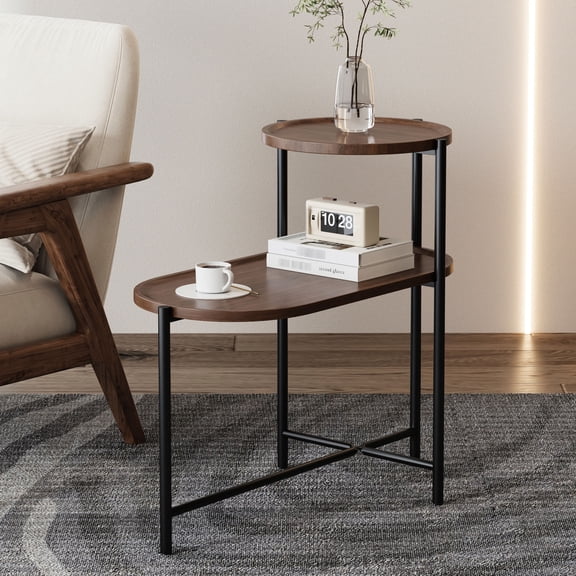 Two-tier Storage Coffee Table / Practical for Holding Drinks and Snacks