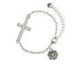 thumbnail image 1 of Two-tone Daisy Flower - I Set You Apart - Cross Bracelet, 1 of 1