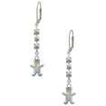 thumbnail image 1 of Two-tone Gingerbread Man with Crystal Buttons Crystal Madison Leverback Earrings, 1 of 2