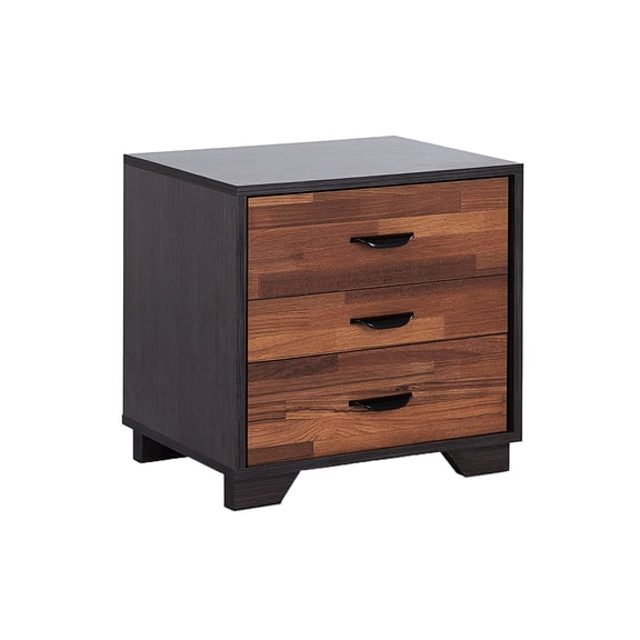 Two-tone Nightstand - 3 Drawers for Odds and Ends - Bedroom or Living Area - Provide Storage Solution