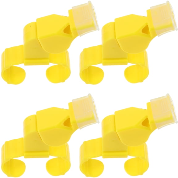 Two-tone Whistle with Finger Sleeves Loudest Travel 4 Pcs Volume Basketball Football Abs The Whistling