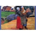 thumbnail image 1 of Two women Breton Farmers Poster Print by Paul  Gauguin (24 x 36), 1 of 1