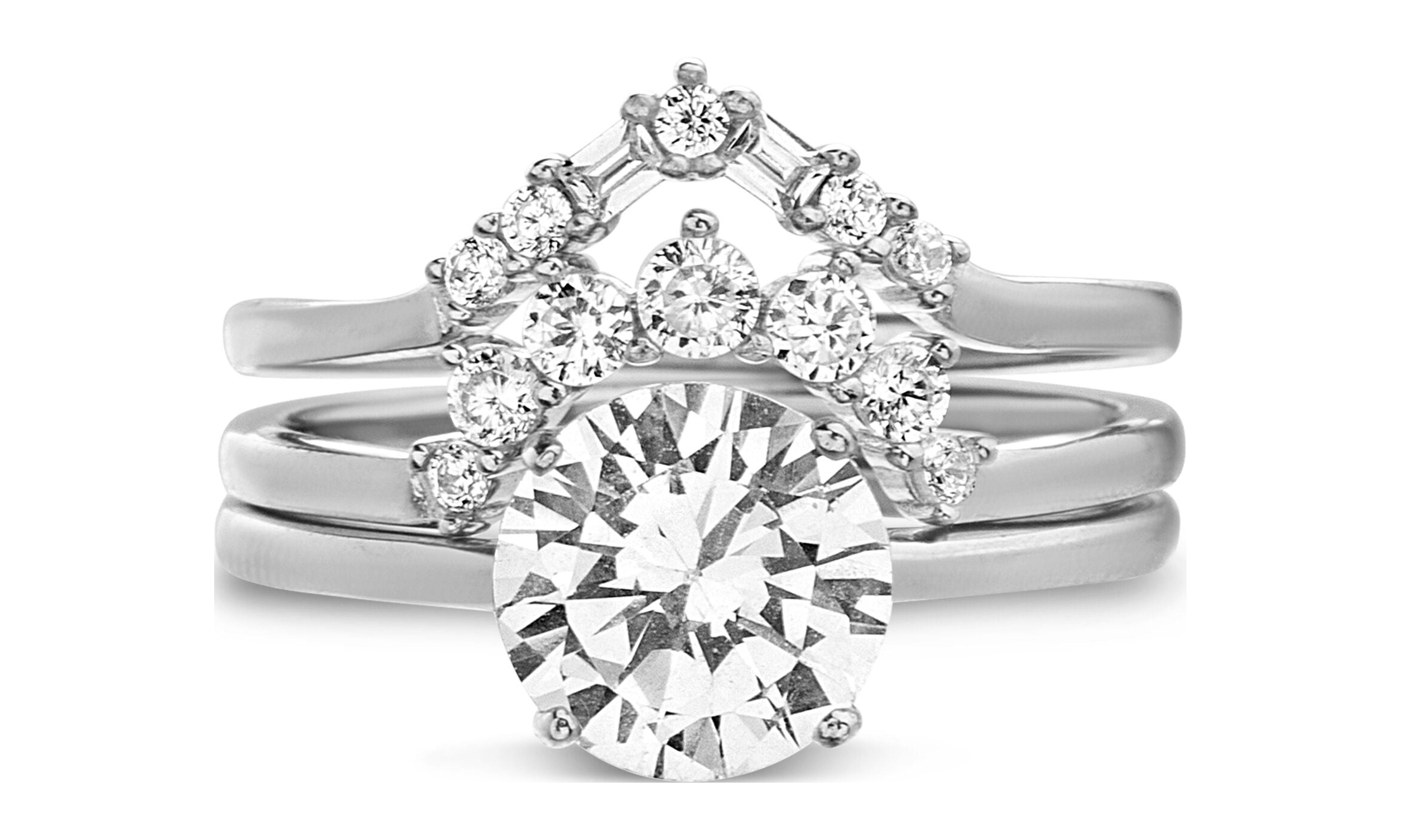 How to Stack: Vintage Floral Engagement Rings, Bridal Ring Stacks