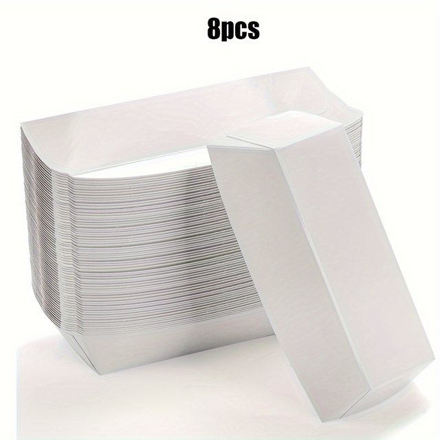 TwoLLL Versatile Disposable Hot Dog Trays 40/20/8 Piece Red & White