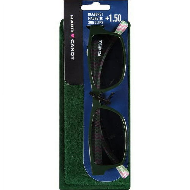 Hard candy reading glasses with magnetic sunglasses sales