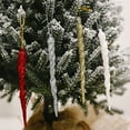 thumbnail image 1 of Twowood 12Pcs/5Pcs Christmas Tree Simulation Ice Icicles DIY Decorations Hanging Pendant, 1 of 10