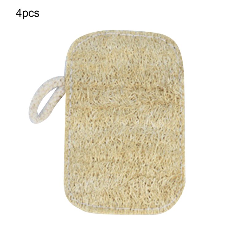 4Pcs Natural Dishwashing Sponges Loofah Sponge Dish Scrubber For