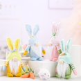 thumbnail image 1 of Twowood Faceless Doll Decorative Rabbit Themed White Beard Swedish Tomte Rabbit Plush Toy for Window, 1 of 10