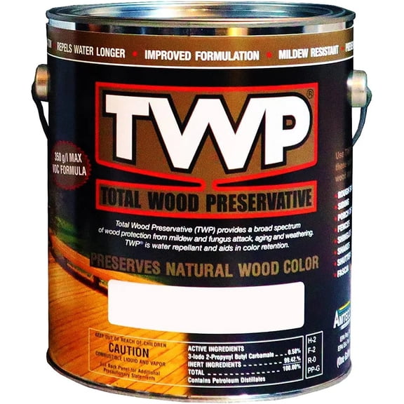 TWP Black Wood Stain 1504 - Low VOC - 1 Gallon