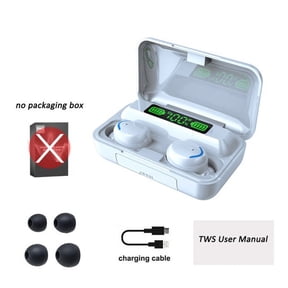 Tws Bluetooth 5.0 Earphones 2200mah Charging Box Wireless Headphone 9d Stereo Sports Waterproof Earbuds Headsets With Microphone - Earphones & Headphones