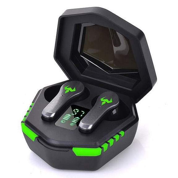 Tws Gaming Headset X1 Low Delay Wireless Headphones Waterproof Touch Control Dual Mode Decoding Bluetooth Earphones With Display