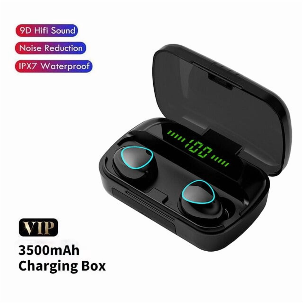 Tws Wireless Headphones Bluetooth Earphones Stereo Sport Headset Gaming Earbuds With Microphone 3500mah Charging Box Power Bank - Earphones &amp; Headphones
