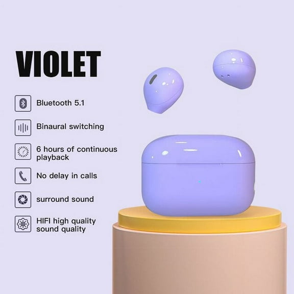 Tws Wireless Lnvisible Bluetooth Headphones Mini Semi-in-ear Earbuds X6 Noise Reduction Sports Headset - Earphones &amp; Headphones