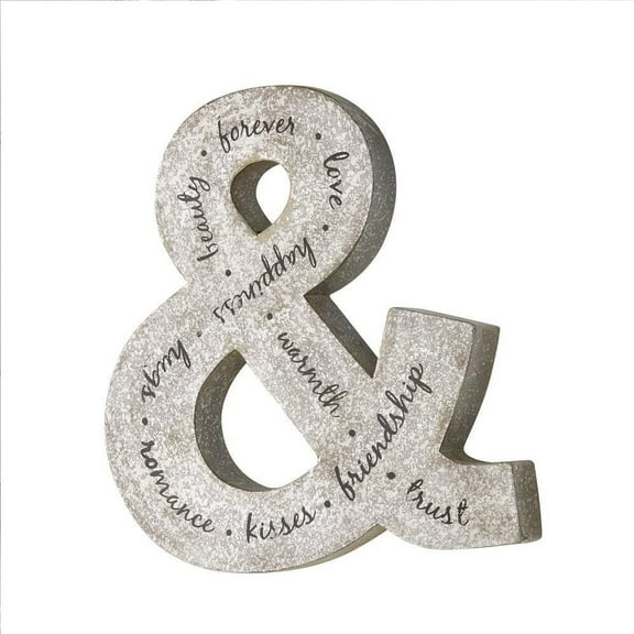 Tx USA Corporation Home Decor Signature Galvanized Metal Wall Ampersand