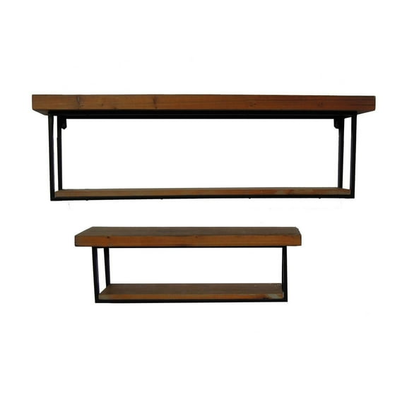 Tx USA Corporation Home Decorative Cumberland Wooden Accent Wall Shelf - Natural