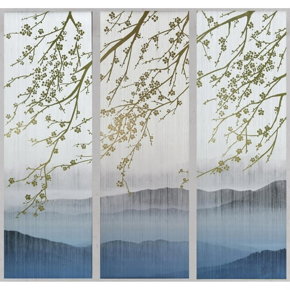 Tx USA Corporation Home Wall Decorative Rainer 48" X 48" 3 Panel Canvas - Multicolored