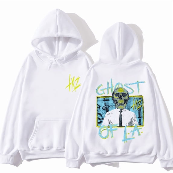 Tx2 GHOST OF LA Merch Hoodies Women/Men Long Sleeve Hooded Sweatshirt Fashion Tops