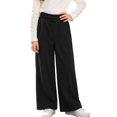 thumbnail image 1 of Txenfivo Girls Wide Leg Pants, Casual Pull-On Corduroy Elastic Waist Pants for Girls School and Everyday Wear, Sizes 5-16, 1 of 5