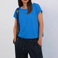thumbnail image 1 of Txenfivo Oversized Open Back Sweatshirts for Womens Fall Spring Long Sleeve Workout Shirts Crew Neck Casual Crop Athletic Tee Tops, S-2XL, 1 of 7