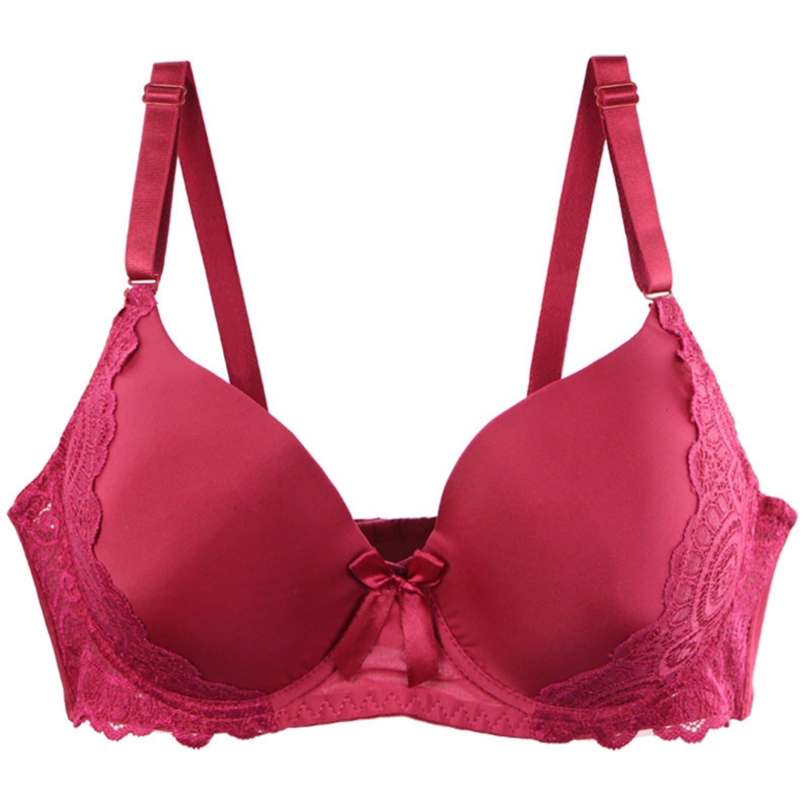 Txenfivo Plus Size Women's Smooth Full Coverage Underwire T-Shirt Bra ...