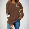 thumbnail image 1 of Txenfivo Spooky Season Sweatshirts Halloween Ghost Sweatshirt Women, Halloween Fall Graphic Crewneck Tops Casual Sweater, 1 of 5