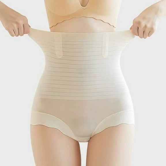 Txenfivo Tummy Control Shapewear Panties for Women-High Waisted Body Shaper Underwear Briefs Seamless Shapewear Panty Girdle, M-2XL