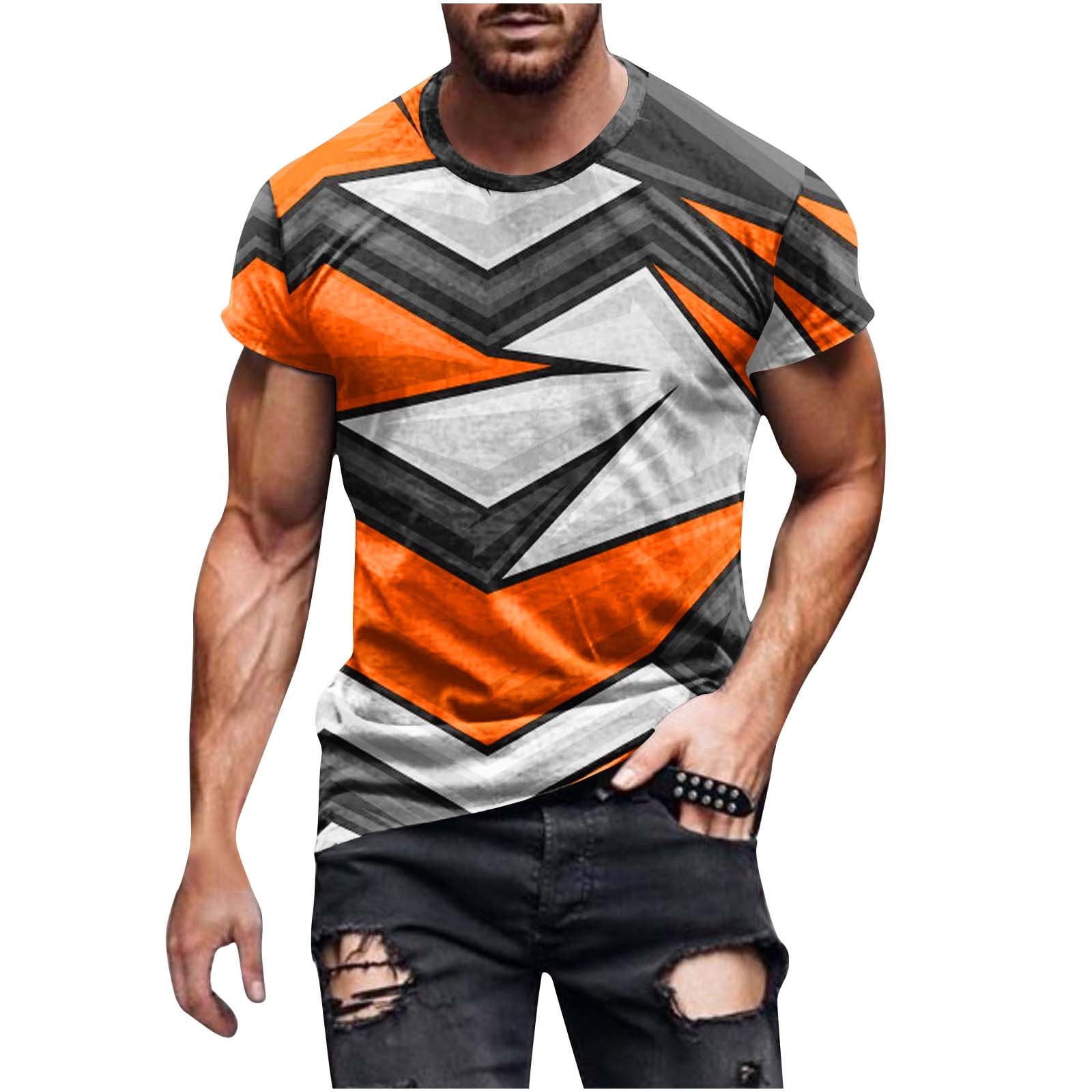 Txeol 3D Tshirts Shirts for Men,Mens Big and Tall Graphic Tshirts,Men's