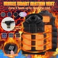 thumbnail image 1 of Txeol Heated Vest for Women Men Outdoor Travel Outerwear Rechargeable with USB Port Heated Jacket Hunting Body Warmer Hooded Heated Clothing,Gray,XXXL, 1 of 7