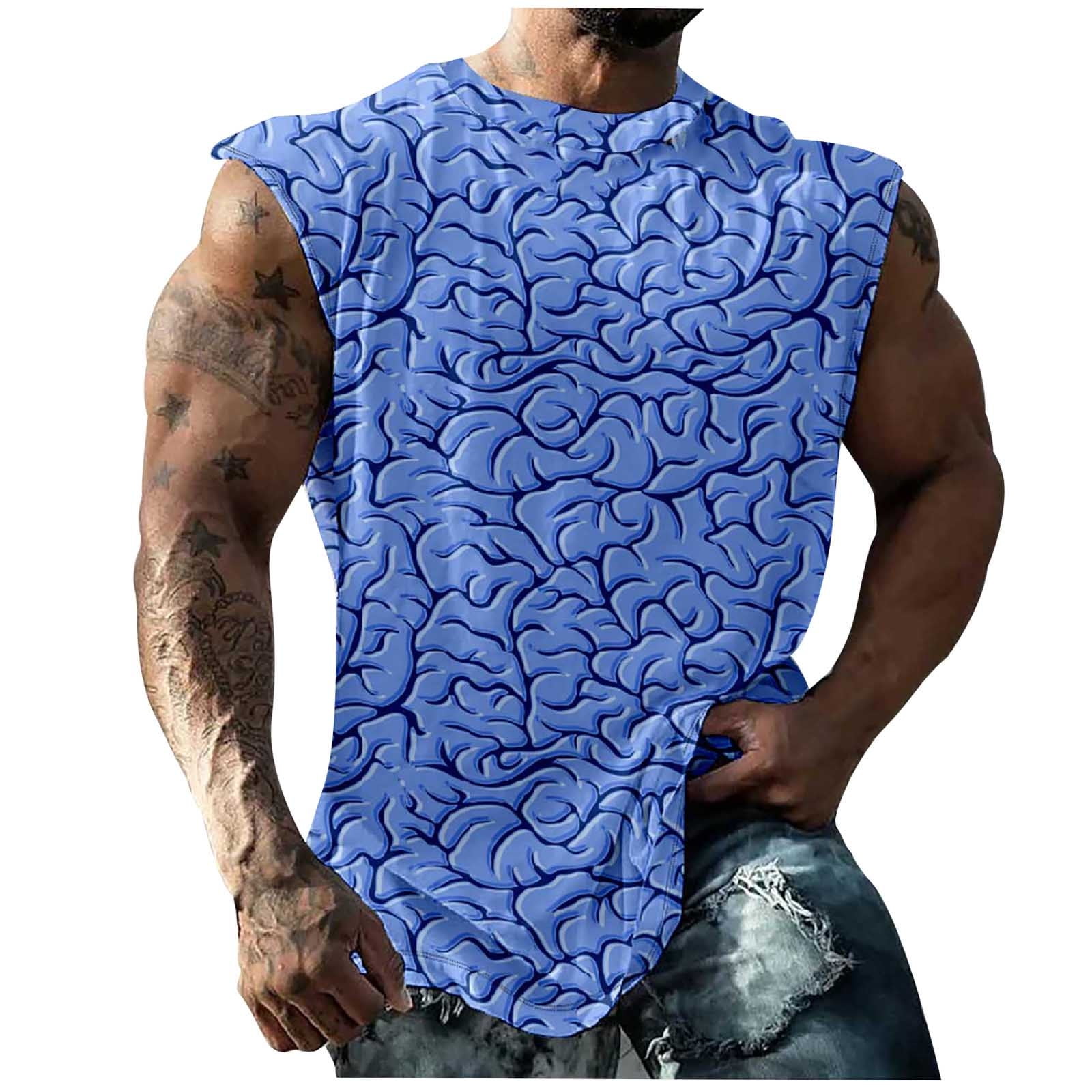 Txeol Men Workout Tank Tops for Gym,Men's Workout Tank Tops Graphic
