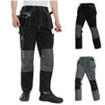 thumbnail image 1 of Txeol Mens Construction Pants Utility Work Safety Pants Heavy Duty Workwear Cargo Pant with Pockets-Black,XXXL, 1 of 6