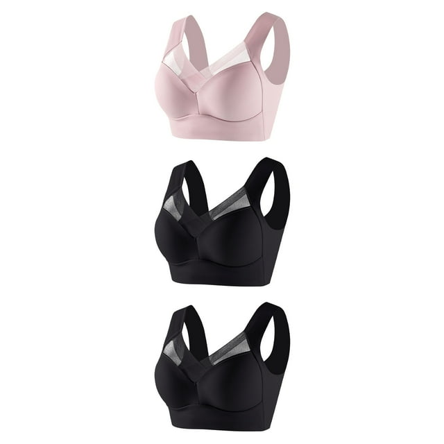 Txeol Sport Bras for Women Push Up No Underwire Bras Full Coverage