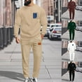 thumbnail image 1 of Txeol Sweatsuits for Men 2 Piece Sets Casual Pullover Sweatshirt and Jogger Sweatpants Tracksuit Outdoor Running Walking Outfits XL Wine, 1 of 10