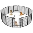 thumbnail image 1 of Txh001 Dog Playpen Outdoor, 14 Panels 40inch Indoor Dog Pen with Doors for Large/Medium/Small Dogs Pet Playpen Outdoor Dog Fence for RV, Camping, Yard, 1 of 7