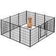 thumbnail image 1 of Txh001 Dog Playpen Outdoor,8 Panels 40inch Metal Dog Fence with Doors for Large/Medium/Small Dogs Pet Puppy Playpen Exercise Pen for RV, Camping, Yard, 1 of 7