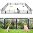 thumbnail image 1 of Txh001 Garden Fence 64ft(L)×24in(H) Animal Barrier Decorative Garden Fencing with Gate for Backyard Patio, 1 of 7