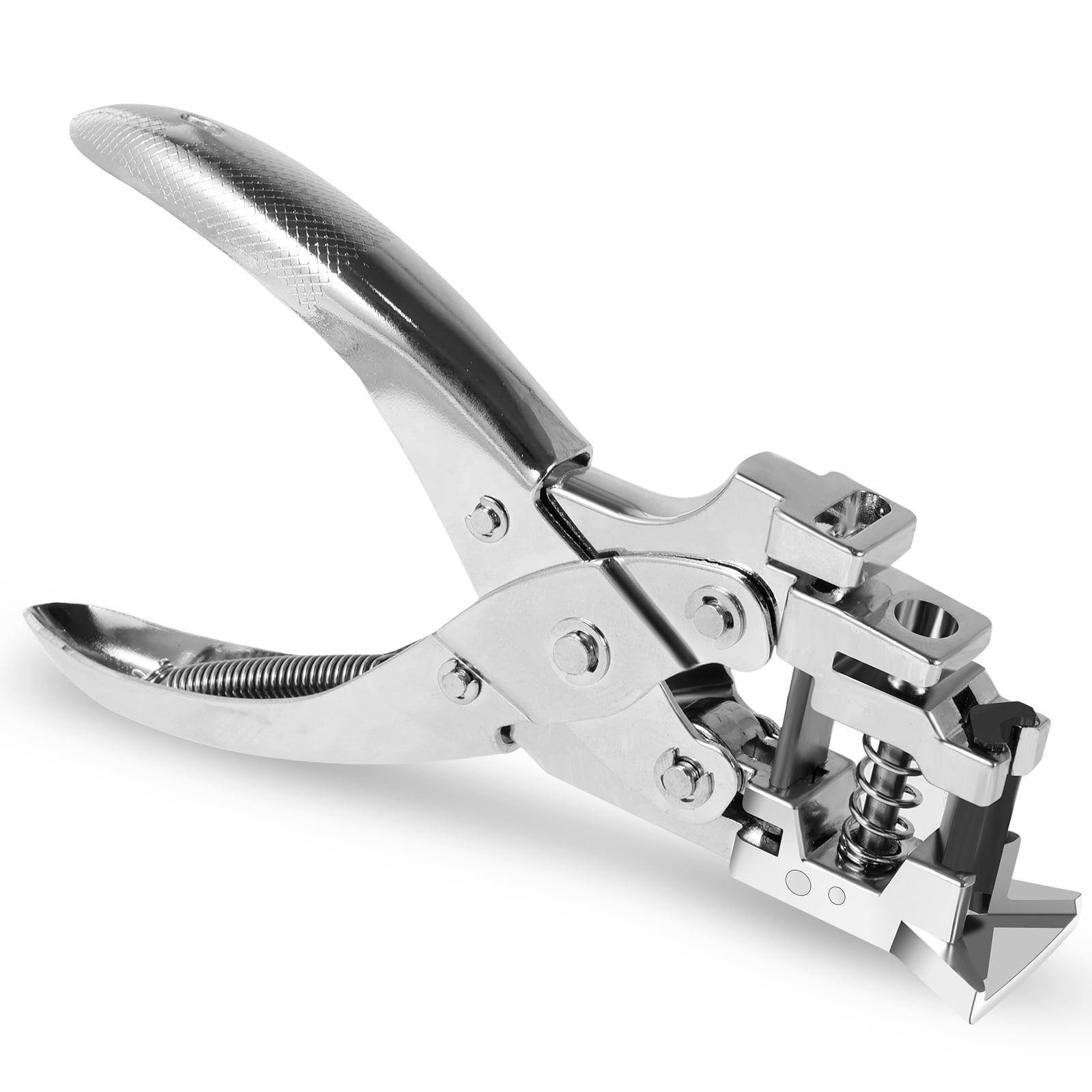 Txkrhwa 3 in 1 Badge Slot Metal Hole Punch, Handheld Card Puncher