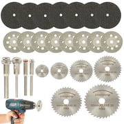 AEVXKHI 32PCS Diamond Cutting Wheels Kit for Dremel Rotary Tool Die Grinder Metal Cut Off Disc